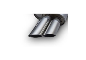 Ford Mustang Performance Exhaust - Rear - Ford Racing - Axle Back with Quad Tip - `13-`14 Ford Mustang Performance Exhaust - Rear - Ford Racing - Axle Back with Quad Tip - `13-`14